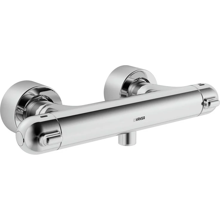 HANSA Hansacare Brause-Thermostat-Batterie (G1/2) für Wandaufbau, mit Verbrühschutz und Thermo Cool-Funktion