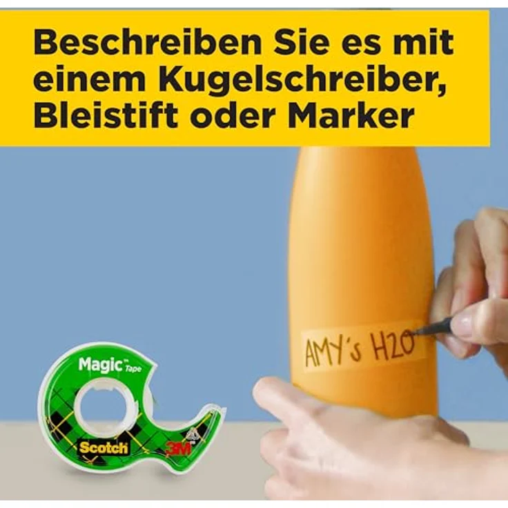 Scotch 8-1975C3-2 Einweg-Handabroller Magic Caddy Pack (7.5 m x 19 mm) transparent-grün - Preisvergleich – Bild 4