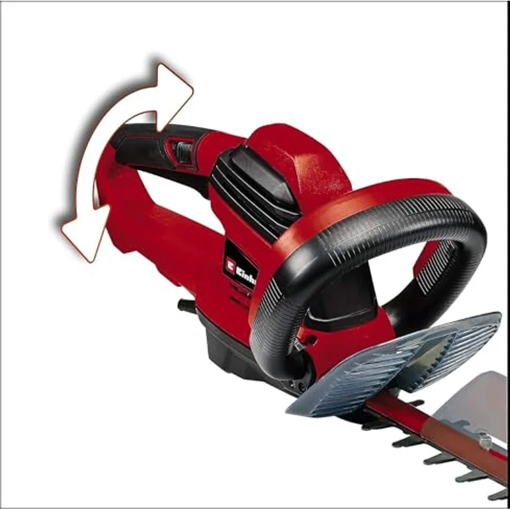 Einhell Elektro Heckenschere GE-EH 7067 (700 W, 670 mm Schnittlänge, 30 mm Zahnabstand, Schnittgutsammler, Kabelzugentlastung) – Bild 6