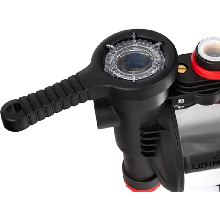 LEHMANN Gartenpumpe, 900 W, 3600 L/H, 4,2 bar, Induktionsmotor, bürstenlos, Thermischer Schutz, IP X4, Wasserfilter, Max. Ansaugtiefe 8 m, Max. Entladehöhe 42 m, Kabellänge 1 m – Bild 5