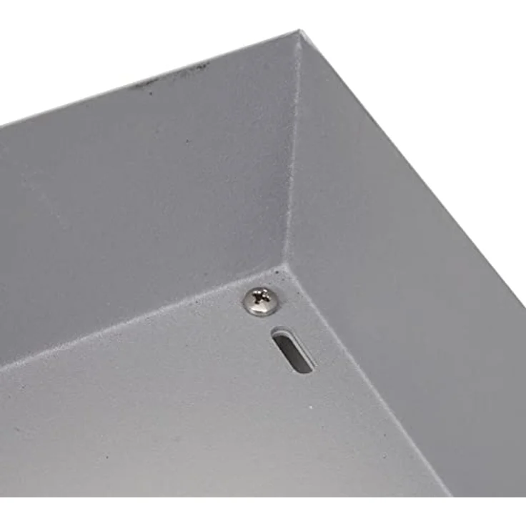 PROREGAL Mähroboter-Garage mit Pflanzkasten, wetterfester Schutz aus pulverbeschichtetem Metall, grau, 37x60x70cm – Bild 6