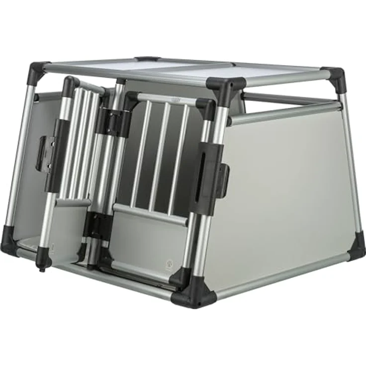 Trixie Transportbox, doppelt, Aluminium M-L: 93 × 64 × 88 cm – Bild 5