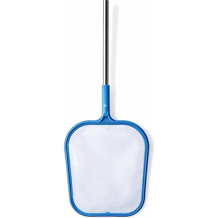 MY POOL Basic Laubkescher mit Stiel, 150 cm Gesamtlänge für Poolreinigung von Blättern und Grobschmutz
