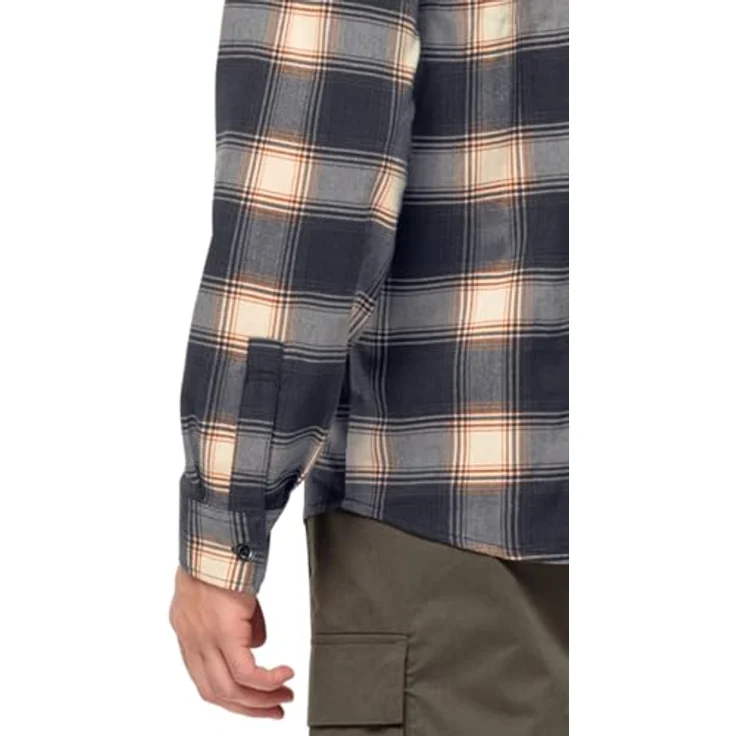 Jack Wolfskin Wanderweg Shirt für Herren, blau, Größe L – Bild 6