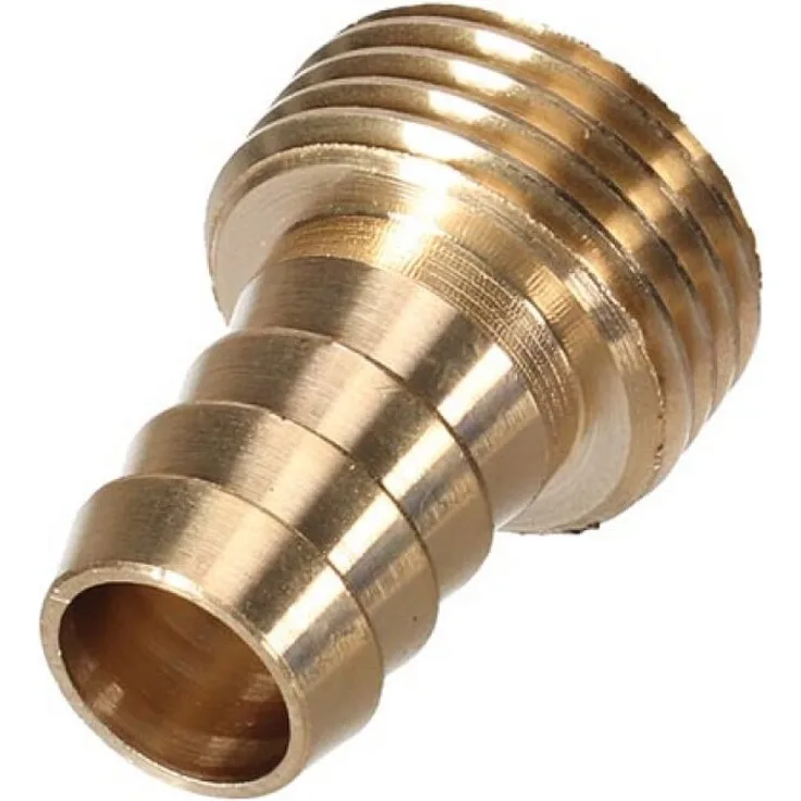 Generic Bewässerungssystem MESSING-SCHLAUCHVERSCHRAUBUNG, Außengewinde 3/4", Schlauch 5/8", 1-tlg, 11 mm Breite, 8 mm Höhe
