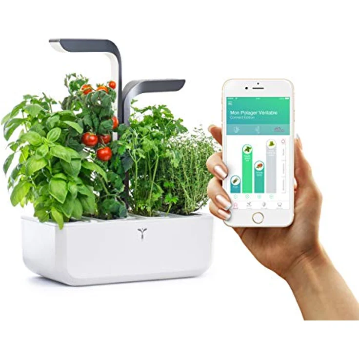 Véritable CONNECT Garden Indoor-Anbau LED-Beleuchtungssystem App-Überwachung Kit 4 Samen (Infinity Grey) – Bild 1