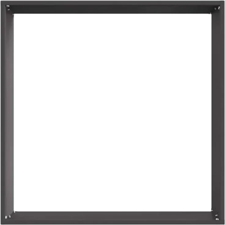 vidaXL Beetumrandung Raseneinfassung, quadratisch aus langlebigem Stahl, schwarz, 50 x 50 x 13 cm – Bild 4