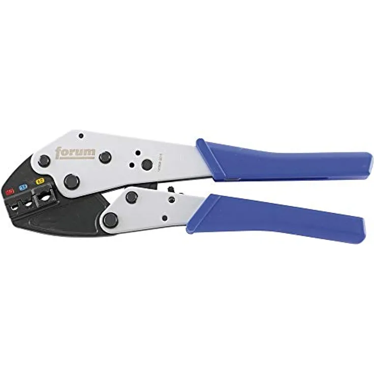 FORUM Crimp-Hebelzange für isolierte Kabelschuhe 0,5-6mm²