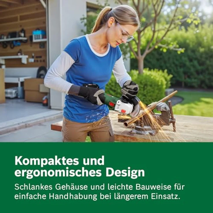 BOSCH Akku-Winkelschleifer PWS 18V-70, 125 mm, leistungsstark, ergonomisch, Solo – Bild 6
