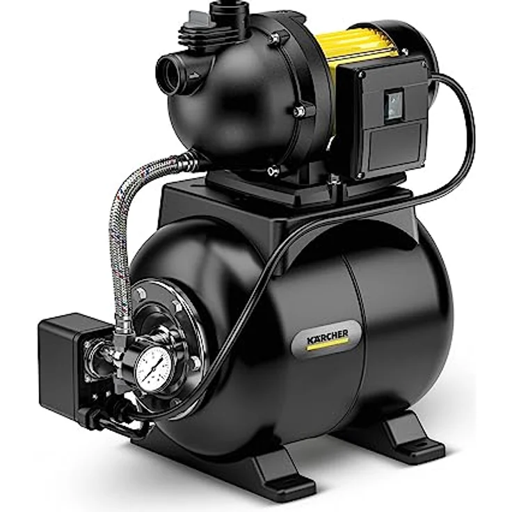 Kärcher BP 3.200 Home Hauswasserwerk, Fördermenge: 3.200 l/h, Förderhöhe: max. 36 m, Ansaughöhe: max. 8 m, Motorleistung: 600 Watt, Druck: max. 3,6 bar – Bild 1