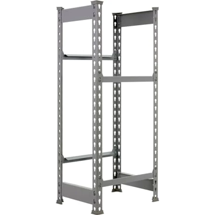 SIMONRACK Getränkekistenregal KIT SIMONBOTTLE 2 GRIS, stahlgrau, 40 x 30 x 100 cm, 200 kg Tragkraft, mit 2 Fachböden – Bild 6