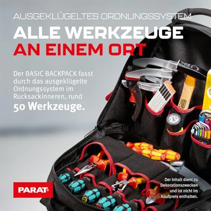 Parat BASIC Back Pack 5990830991 Universal Werkzeugrucksack unbestückt 1 Stück (B x H x T) 380 x 470 x 220 mm (5990830991) – Bild 7