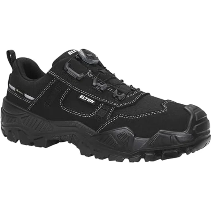 ELTEN MIKE BOA® black Low ESD S3S CI Sicherheitsschuhe, schwarz, Größe 47, wasserdicht, GORE-TEX® – Bild 1