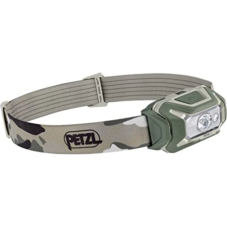 PETZL Unisex – Erwachsene ARIA 1 RGB Frontallampe, Mimetisch, U