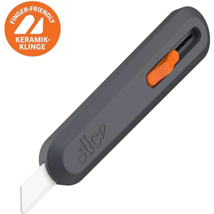SLICE Cuttermesser 10550, Manuelles Teppichmesser mit keramischer Klinge, 11x längere Schärfe, robuster Griff aus glasfaserverstärktem Nylon – Bild 3