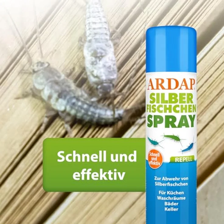 ARDAP Repell Silberfisch Spray 400ml - Mittel gegen Silberfische & Papierfische - Wirkt schnell & effektiv - Silberfischspray - Silberfischchen - Anti Silberfisch Spray – Bild 2