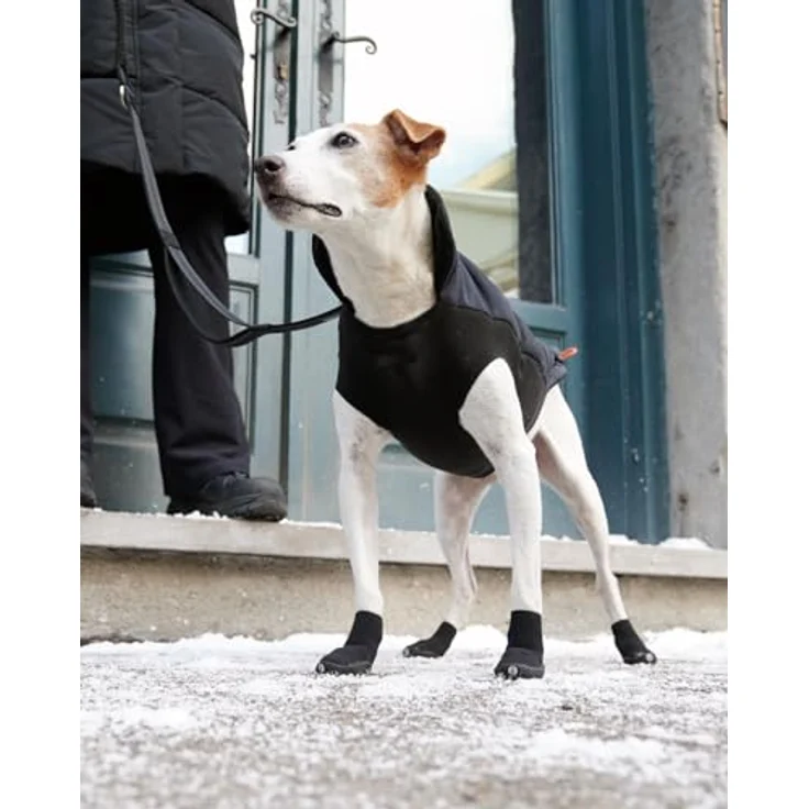 GOO EEZ Ultras Hundestiefel, Schwarz, Größe XXS, 2 Stück - Patentierte Gel-Technologie, Dehnbarer Stoff, Rutschfeste Sohle – Bild 3