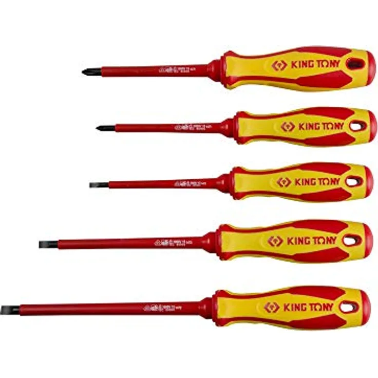 KING TONY Isolierter Schraubendrehersatz VDE 5-teilig 30615MR VDE