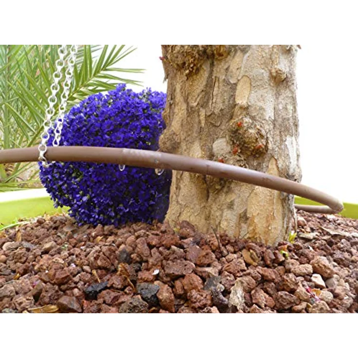 S & M 544316 Rohr, 16 mm, mit integriertem Top, 0.33 m x 100 m, braun Bewässerungszubehör – Bild 4