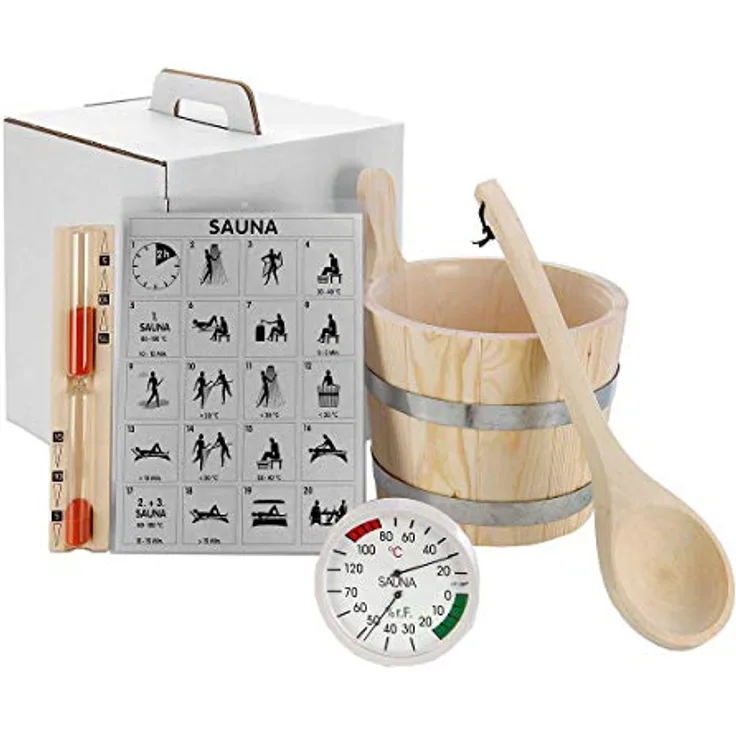 Saunakübel Set Standard 5,0 l