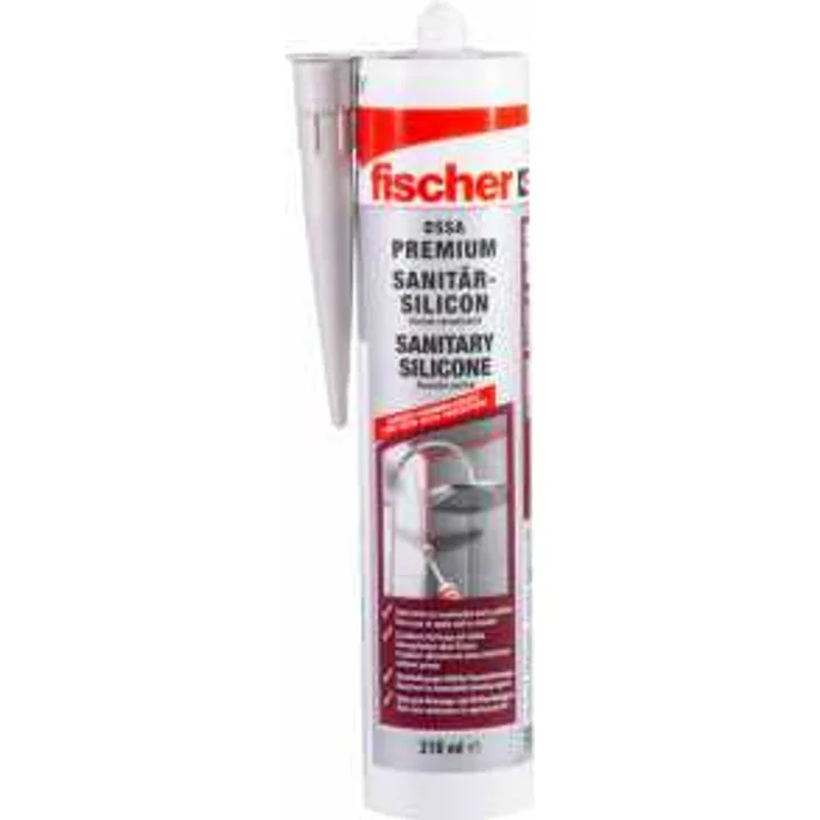 Fischer Sanitärsilicon DSSA 310 ml grau