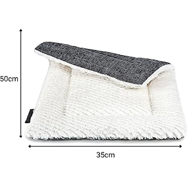 lionto Wendedecke für Haustiere waschbare gefütterte Matte wärmende Liegedecke für Hunde und Katzen, (S) 50x35 cm – Bild 5