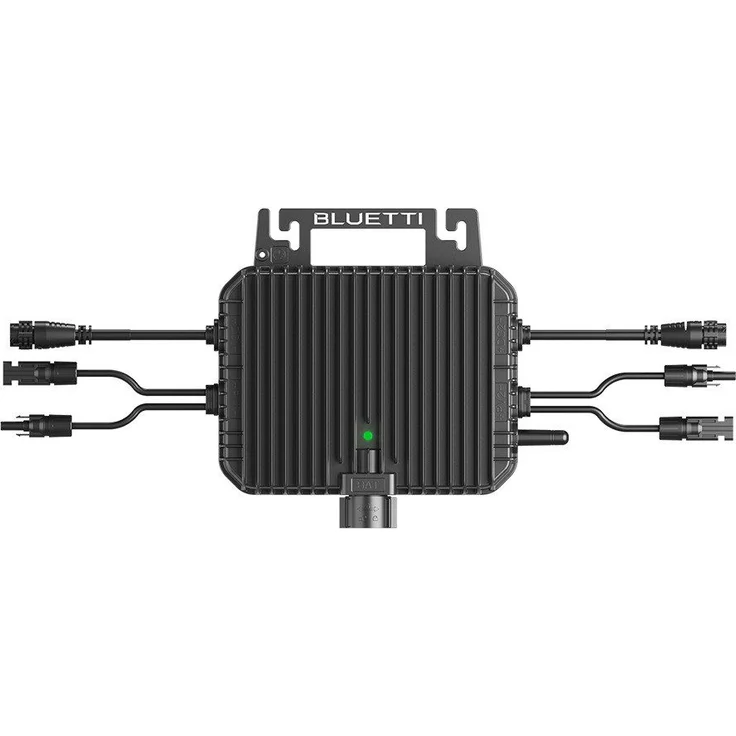 BLUETTI D100S Solarladeregler, Solarladeregler speziell für Balkonsysteme, Schwarz