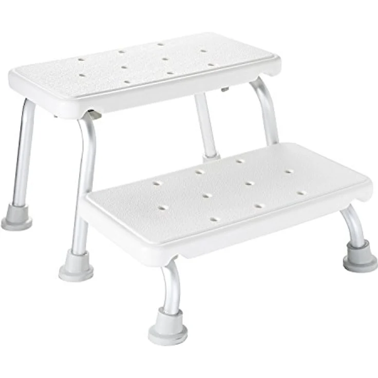 RIDDER Assistent A0102001 Zweistufenschemel, Schemel, Badschemel, Tritt, weiß, ca. 45 x 51 x 30,8 cm – Bild 1