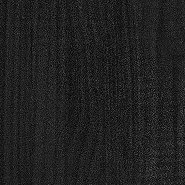 vidaXL Pflanzkübel 2er Set, Schwarz, 70x70x70 cm, Massivholz Kiefer, witterungsbeständig – Bild 7