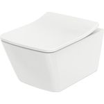 TOTO Wand-WC tief, randlos weiß, mit CeFiONtect und Tornado Flush
