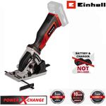 Einhell Akku-Handkreissäge TE-CS 18/89 Li - Solo ohne Akku und Ladegerät, Mitglied der Power X-Change Familie