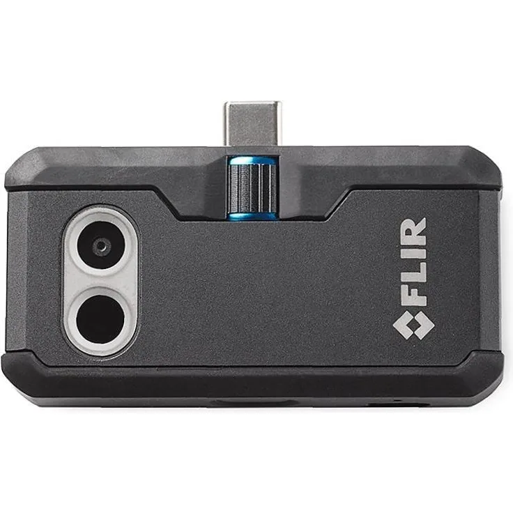 FLIR FP3IC Wärmebildkamera, Schwarz, 160 x 120 Pixel, thermische Empfindlichkeit 150 mK, USB-C, Akkulaufzeit bis 1 Stunde
