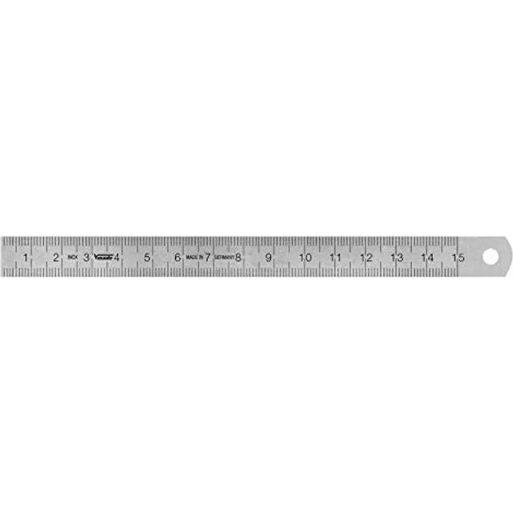 Vogel Germany Stahlmaßstab Maßstab Typ A, Messbereich 150 mm - 1010010015