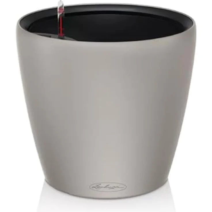 Lechuza LECHUZA-Pflanzgefäß Classico Color LS sandbraun mit Bewässerungssystem Ø 22 × 20 cm | Made in Germany, für Innen und Außen geeignet – Bild 1