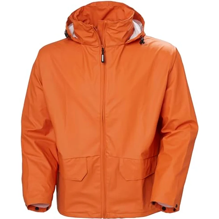 Helly Hansen Voss Rain Jacket, Arbeitsjacke für widrige Wetterbedingungen, 4XL, mit packbarer Kapuze und YKK® Reißverschluss, EN 343:2019 zertifiziert – Bild 1