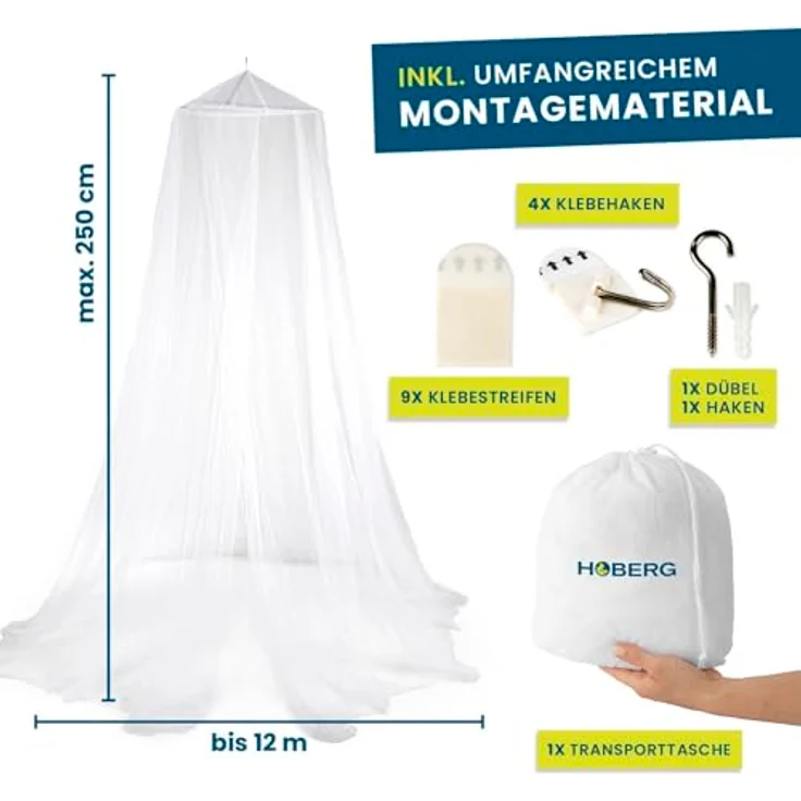 Hoberg Insekten-Baldachin 60 x 1200 x 250 cm – Bild 10