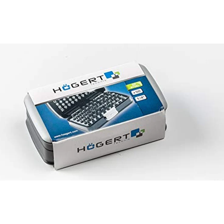 Högert Schraubendreher-Bitsatz – Schraubendreher-Bits Werkzeug Bits Schraubendreher Schraubenzieher Set Bitsatz – Silber, 1/4”, HT1R461, 50-tlg – Bild 5