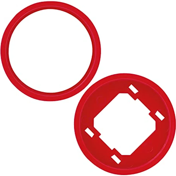 REV 0202510606 Radius, Farbring - Beleuchtungsring für Schalter und Steckdosen, rot