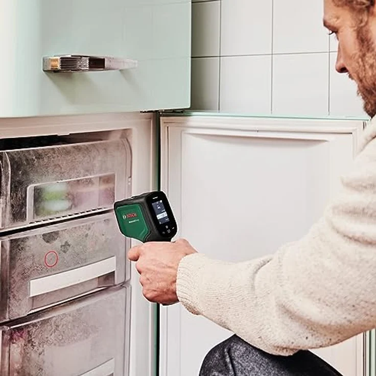 Bosch Home & Garden, Infrarotthermometer, Advanced Temp, präzise Infrarotpunktmessung, intuitive Bedienung, Oberflächentemperatur-Modus, Ampel-LED - Preisvergleich – Bild 6