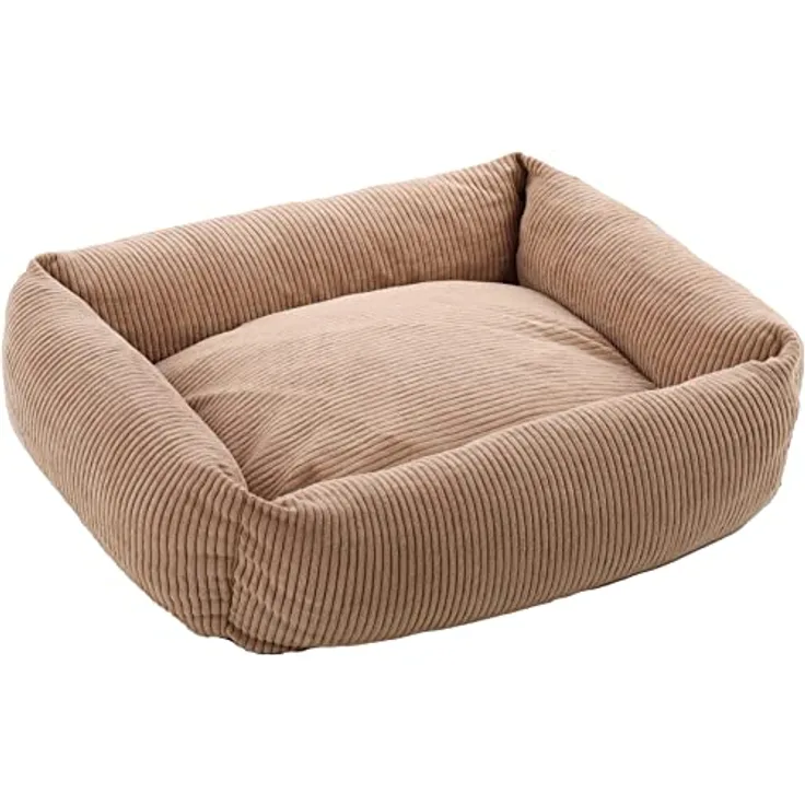 Flamingo Korb, rechteckig, mit Reißverschluss, Taupe, 50 x 40 x 16 cm