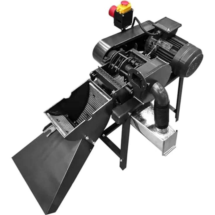 Wiesenfield Häcksler Hammermühle 2,2 kW 60 - 120 kg/h Pelletherstellung, Schwarz – Bild 4