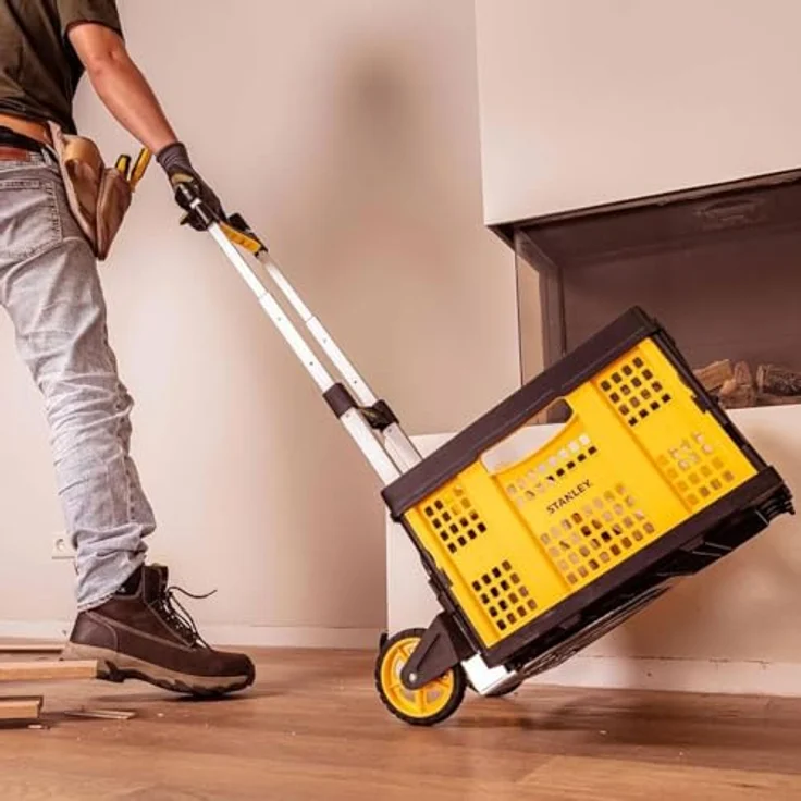 Stanley SXWTD-509, Transportwagen mit 60 kg Tragkraft, faltbar und leicht, 2 kg – Bild 7