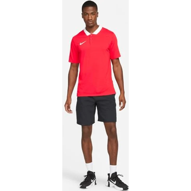 Nike Poloshirt Polo Club TEAM 20, rot/weiß, mit Dri-FIT-Technologie – Bild 8