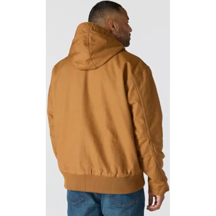 Carhartt Duck Active Jacke mit Kapuze 104050, 100% Baumwolle, Canvas, gewaschen, blau – Bild 3
