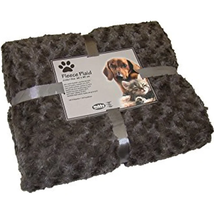 Nobby Fleece Plaid "SUPER SOFT" braun S 60 x 85 cm