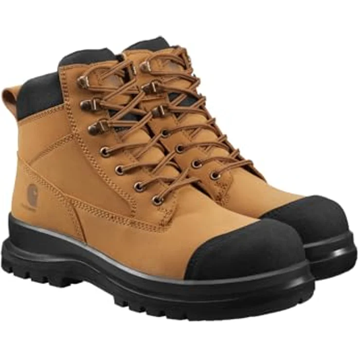 Carhartt Detroit 6" Zip Boot, Sicherheitsstiefel S3 mit durchtrittsicherer Sohle, braun/schwarz, Größe 48 – Bild 5