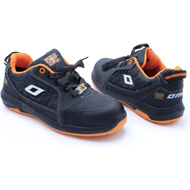 OMP MECCANICA PRO SPORT, Sicherheitsschuhe S1P aus Kevlar, ölresistent, leicht, orange, Größe 37 – Bild 1