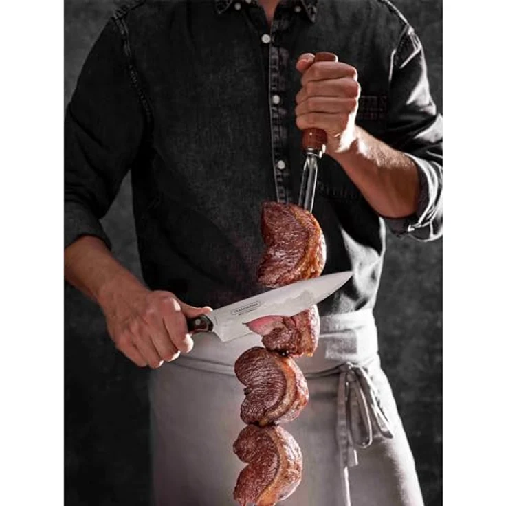 Tramontina 29810/127 Grillspieß, Edelstahl, Holzgriff, 55 cm – Bild 7
