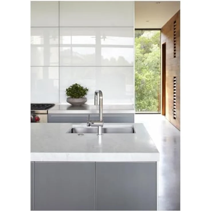 Grohe Küchenarmatur Minta, U-Auslauf, herausziehbarer Mousseur, chrom, 360° schwenkbar – Bild 2
