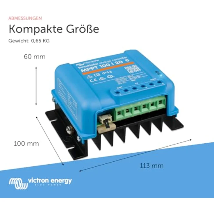 Victron SMARTSOLAR MPPT 100-20_48V RET (SCC110020160R) – Bild 5